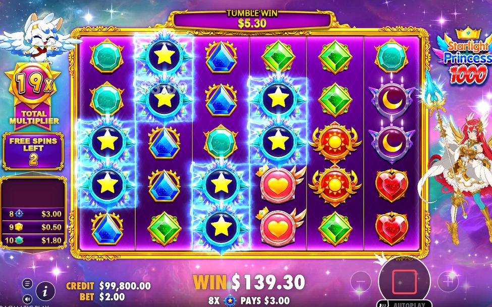 Free Spins på lila stjärnfältsrullar med 15 snurr
