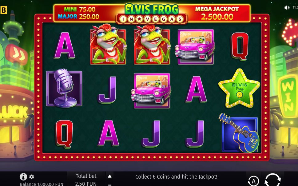 Elvis Frog in Vegas
