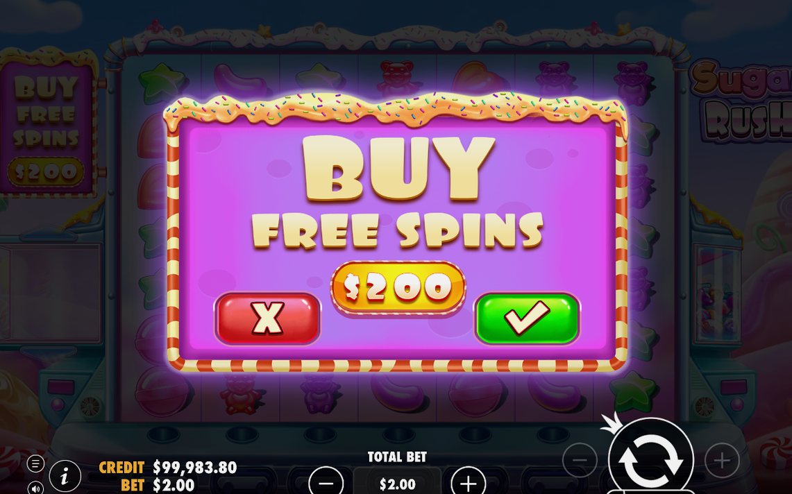 Rundans slutskärm med totalbeloppet för Free Spins