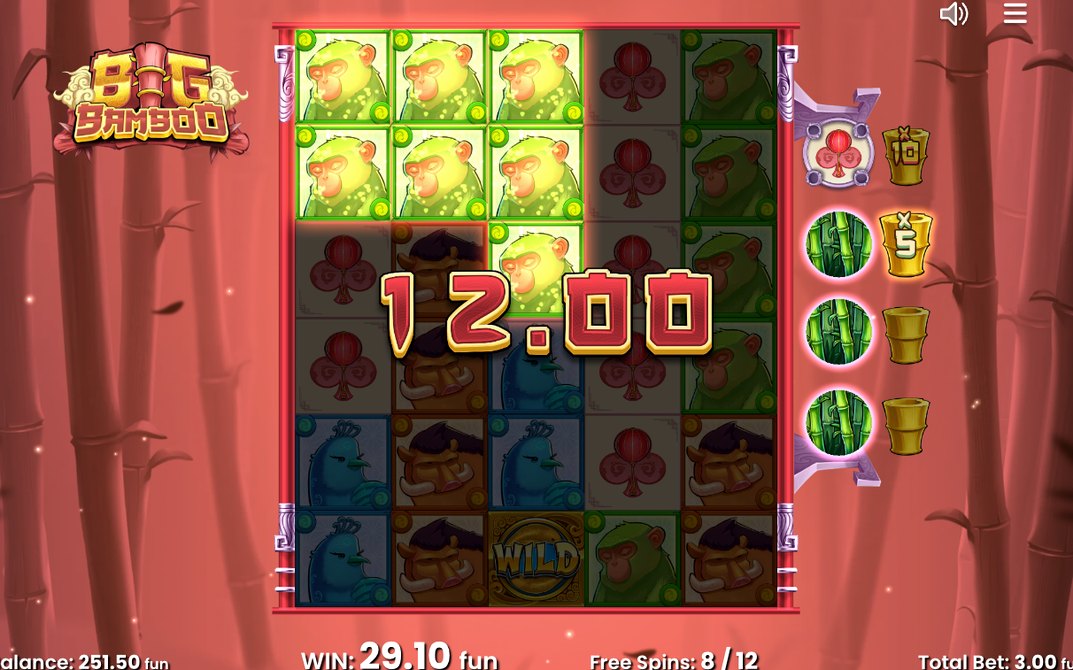 Free Spins med mätaren för Low-Symbol-omvandling till höger